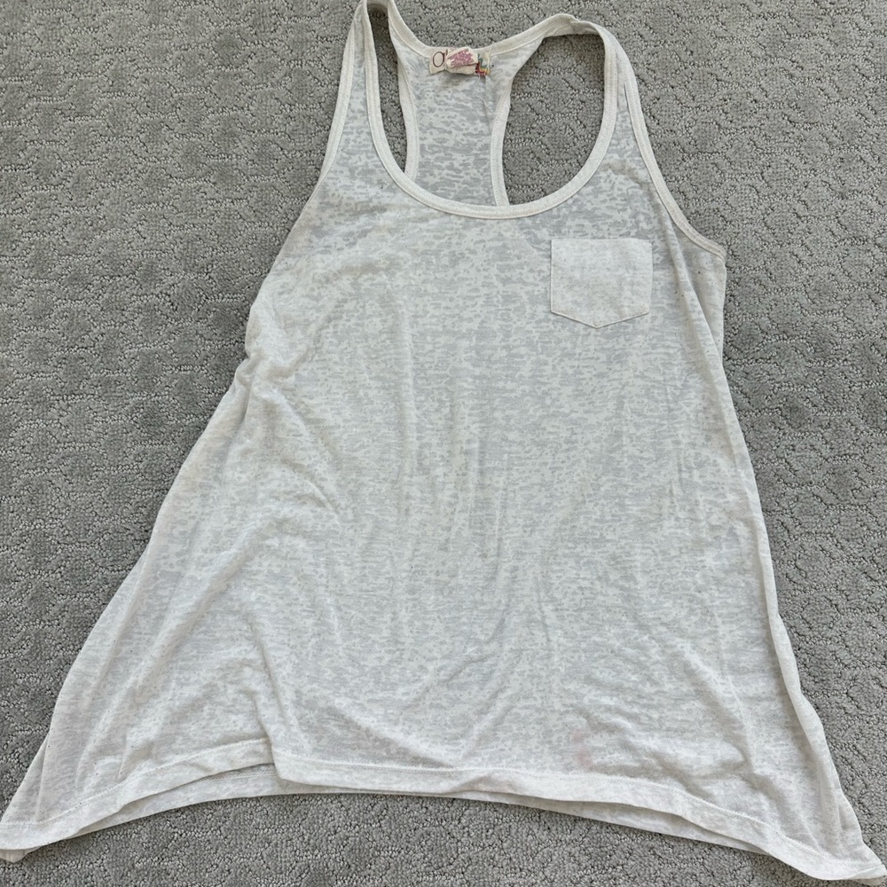 White tank top